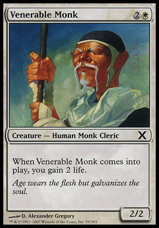 Venerable Monk (10th Edition) Light Play