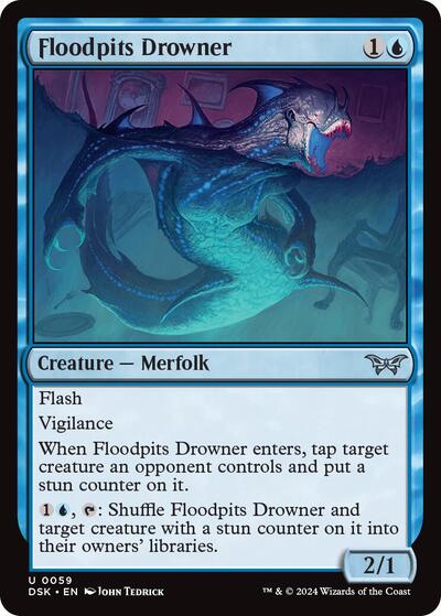 Floodpits Drowner (Duskmourn: House of Horror) Light Play