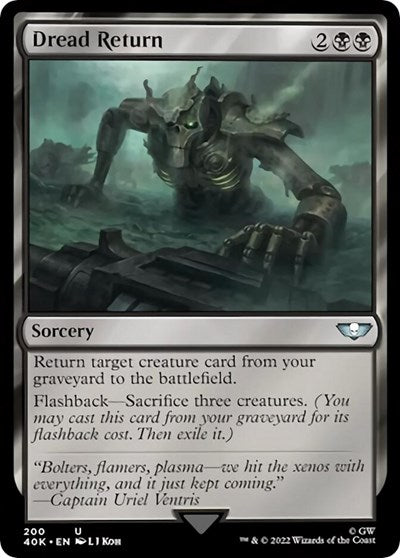 Dread Return (Universes Beyond: Warhammer 40K) Light Play