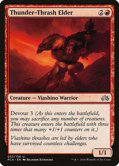 Thunder-Thrash Elder (Planechase Anthology) Medium Play