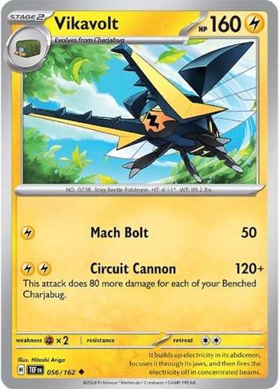 Vikavolt (SV05: Temporal Forces) Light Play Reverse Holofoil