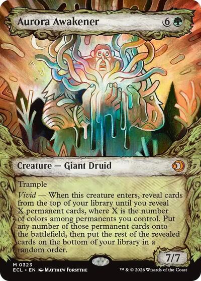 Aurora Awakener (Showcase) (Lorwyn Eclipsed) Light Play