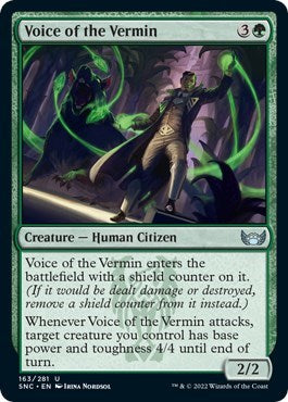Voice of the Vermin (Streets of New Capenna) Light Play Foil