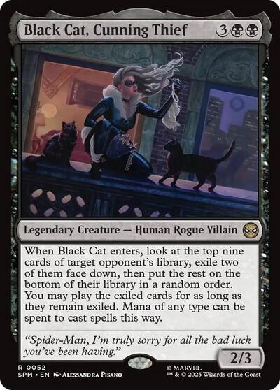 Black Cat, Cunning Thief (Marvel's Spider-Man) Light Play
