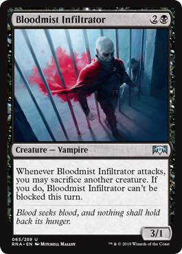 Bloodmist Infiltrator (Ravnica Allegiance) Light Play