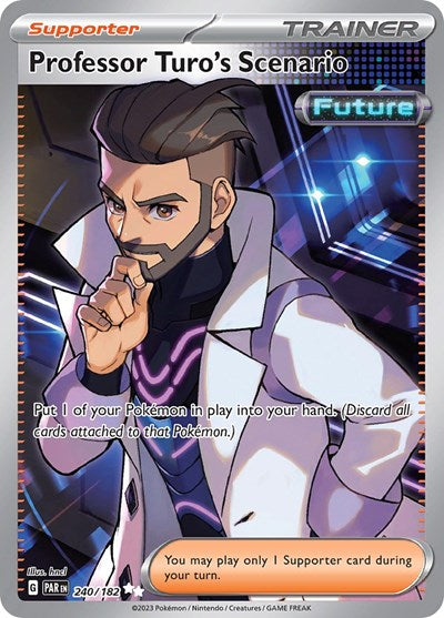 Professor Turo's Scenario - 240 (Scarlet and Violet: Paradox Rift) Light Play Holofoil