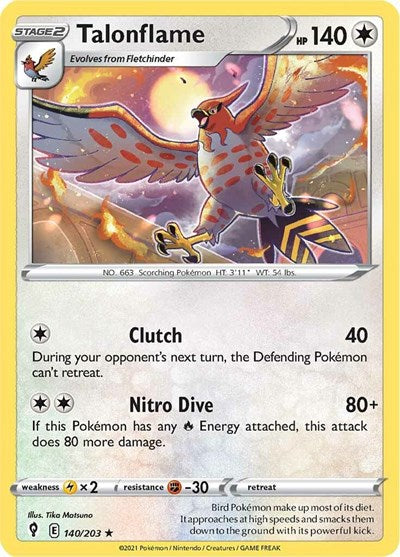 Talonflame (SWSH07: Evolving Skies) Light Play