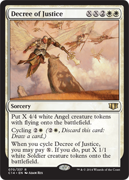 Decree of Justice (Commander 2014 Edition) Medium Play