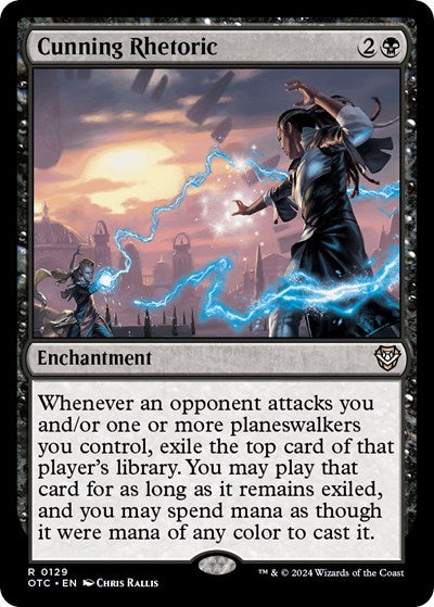 Cunning Rhetoric (Commander: Outlaws of Thunder Junction) Light Play