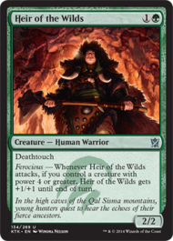 Heir of the Wilds (Khans of Tarkir) Light Play