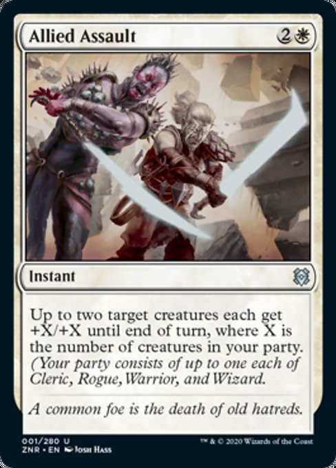 Allied Assault (Zendikar Rising) Light Play