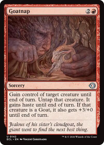 Goatnap (Lorwyn Eclipsed) Light Play