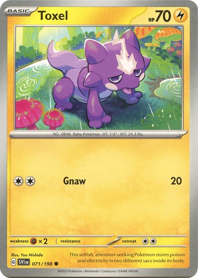 Toxel (Scarlet and Violet: Base Set) Light Play