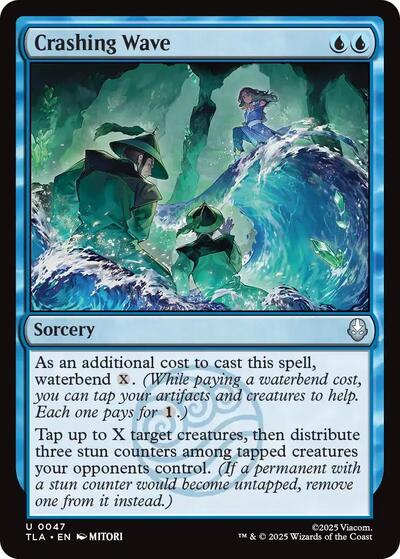 Crashing Wave (Avatar: The Last Airbender) Light Play Foil