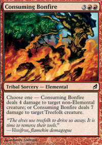 Consuming Bonfire (Lorwyn) Light Play Foil
