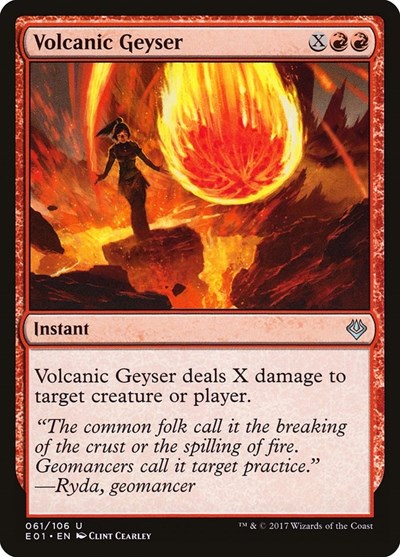 Volcanic Geyser (Archenemy: Nicol Bolas) Medium Play