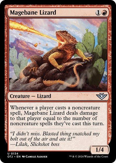 Magebane Lizard (Outlaws of Thunder Junction) Light Play