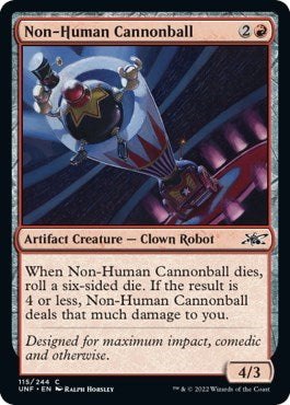 Non-Human Cannonball (Unfinity) Light Play