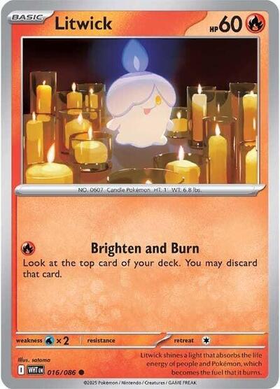 Litwick (SV: White Flare) Light Play