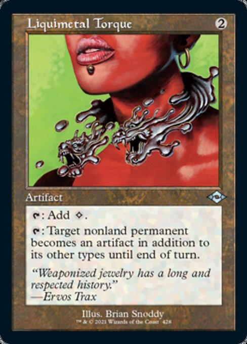 Liquimetal Torque (Retro Frame) (Modern Horizons 2) Light Play