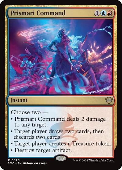 Prismari Command (Commander: Secrets of Strixhaven) Light Play