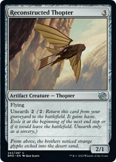 Reconstructed Thopter (The Brothers' War) Light Play