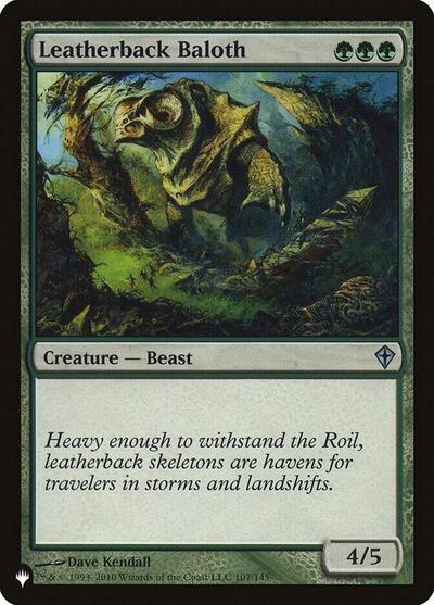 Leatherback Baloth (The List) Light Play