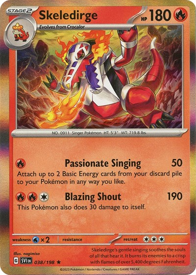 Skeledirge (Scarlet and Violet: Base Set) Light Play Holofoil