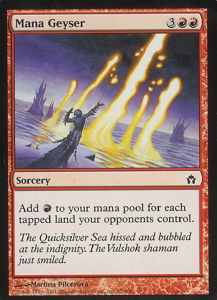 Mana Geyser (Fifth Dawn) Medium Play