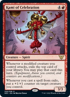 Kami of Celebration (Commander: Kamigawa: Neon Dynasty) Light Play