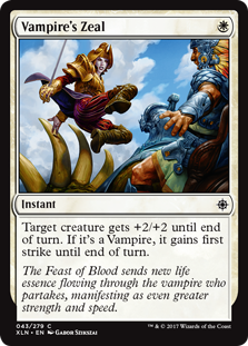 Vampire's Zeal (Ixalan) Light Play