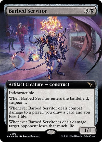Barbed Servitor (Extended Art) (Murders at Karlov Manor) Light Play