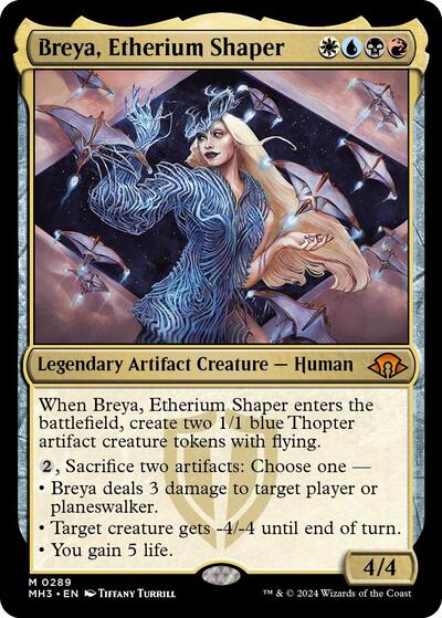 Breya, Etherium Shaper (Modern Horizons 3) Light Play