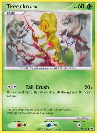 Treecko (78) (Arceus) Light Play
