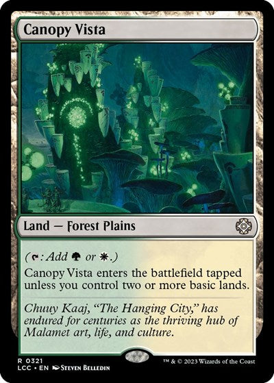 Canopy Vista (Commander: The Lost Caverns of Ixalan) Light Play