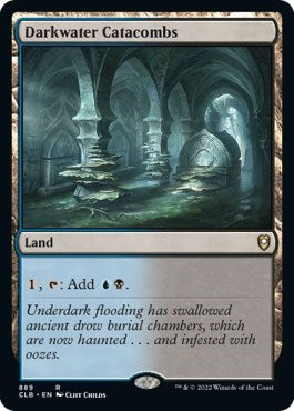 Darkwater Catacombs (Commander Legends: Battle for Baldur's Gate) Light Play