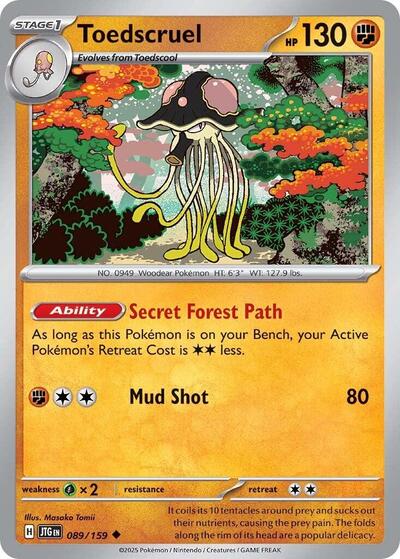 Toedscruel (SV09: Journey Together) Light Play