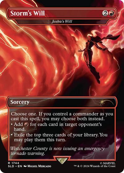 Storm's Will - Jeska's Will (Secret Lair) Near Mint