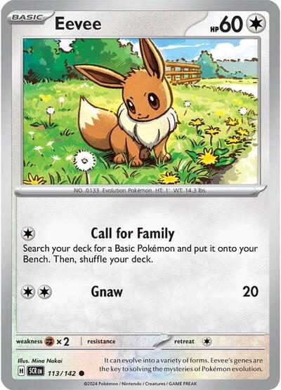 Eevee (SV07: Stellar Crown) Light Play