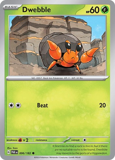 Dwebble (Scarlet and Violet: Paradox Rift) Light Play