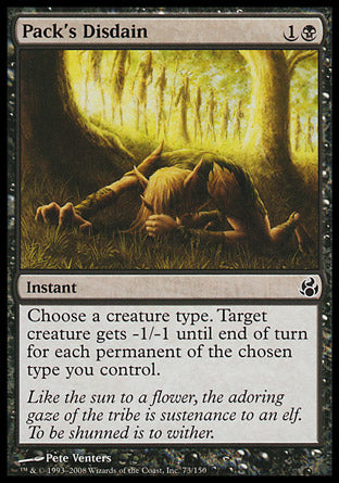Pack's Disdain (Morningtide) Medium Play