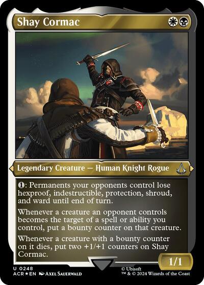 Shay Cormac (Foil Etched) (Universes Beyond: Assassin's Creed) Light Play Foil