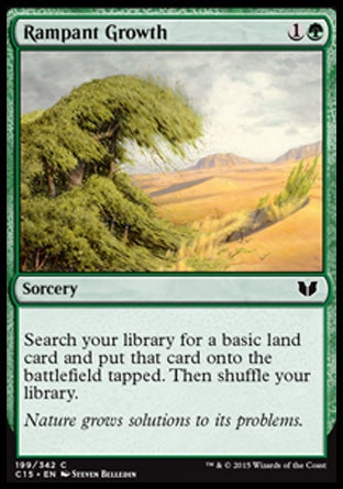Rampant Growth (Commander 2015) Medium Play