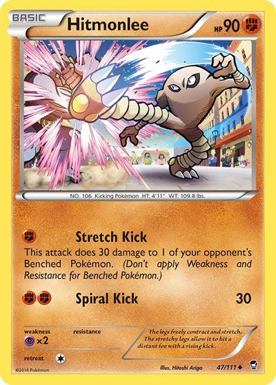 Hitmonlee (XY - Furious Fists) Medium Play