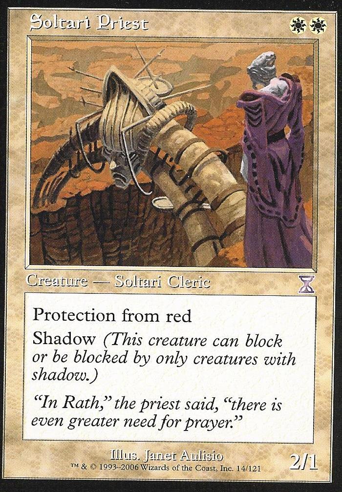 Soltari Priest (Time Spiral Time Shifted) Light Play