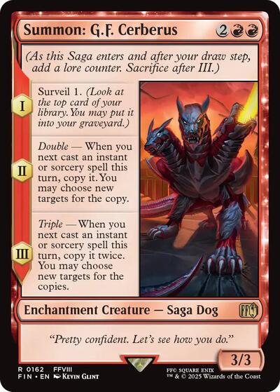 Summon: G.F. Cerberus (Universes Beyond: FINAL FANTASY) Light Play