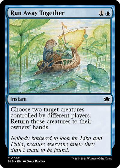 Run Away Together (Bloomburrow) Medium Play