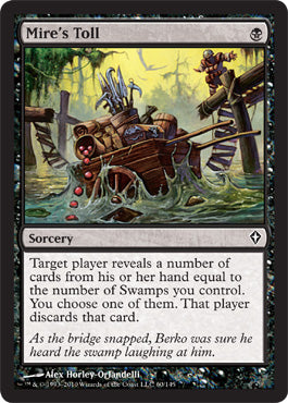 Mire's Toll (Worldwake) Medium Play Foil