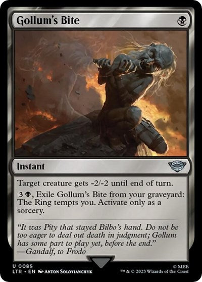 Gollum's Bite (Universes Beyond: The Lord of the Rings: Tales of Middle-earth) Light Play