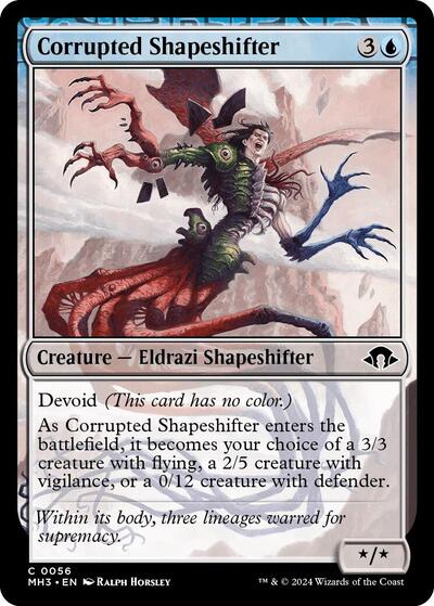 Corrupted Shapeshifter (Modern Horizons 3) Light Play Foil